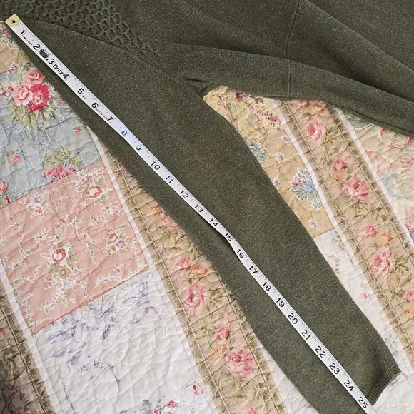 J.Jill Sweater Dress, Green - Picture 6 of 9